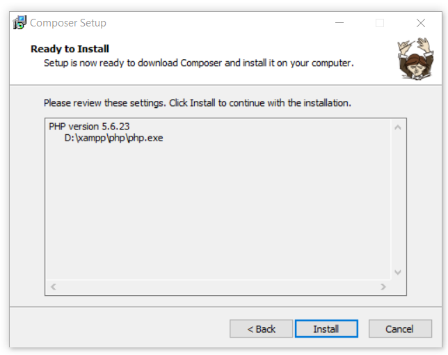 Installing Composer